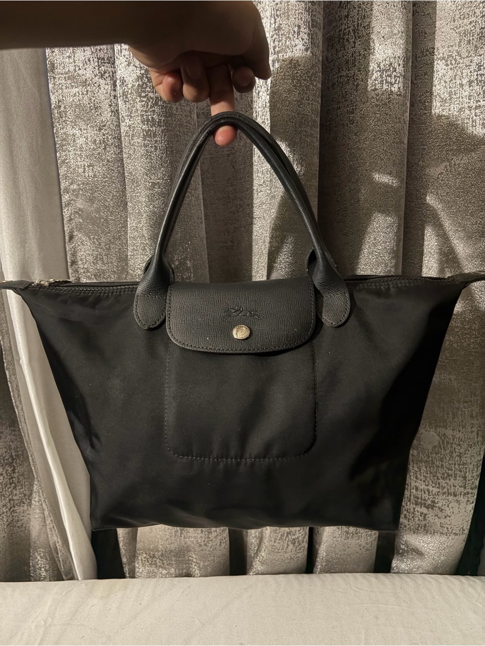 longchamp le pliage neo shoulder bag Longchamp 'Small Le Pliage Neo' Nylon